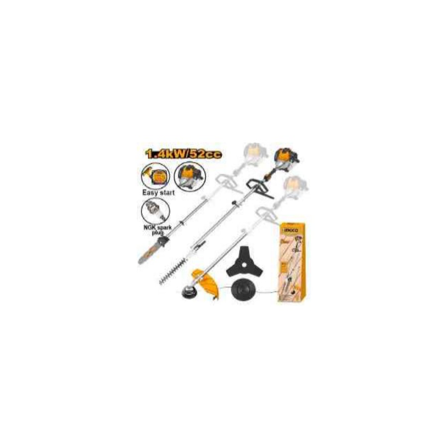 INGCO 4-in-1 Gasoline Hedge trimmer multi tool