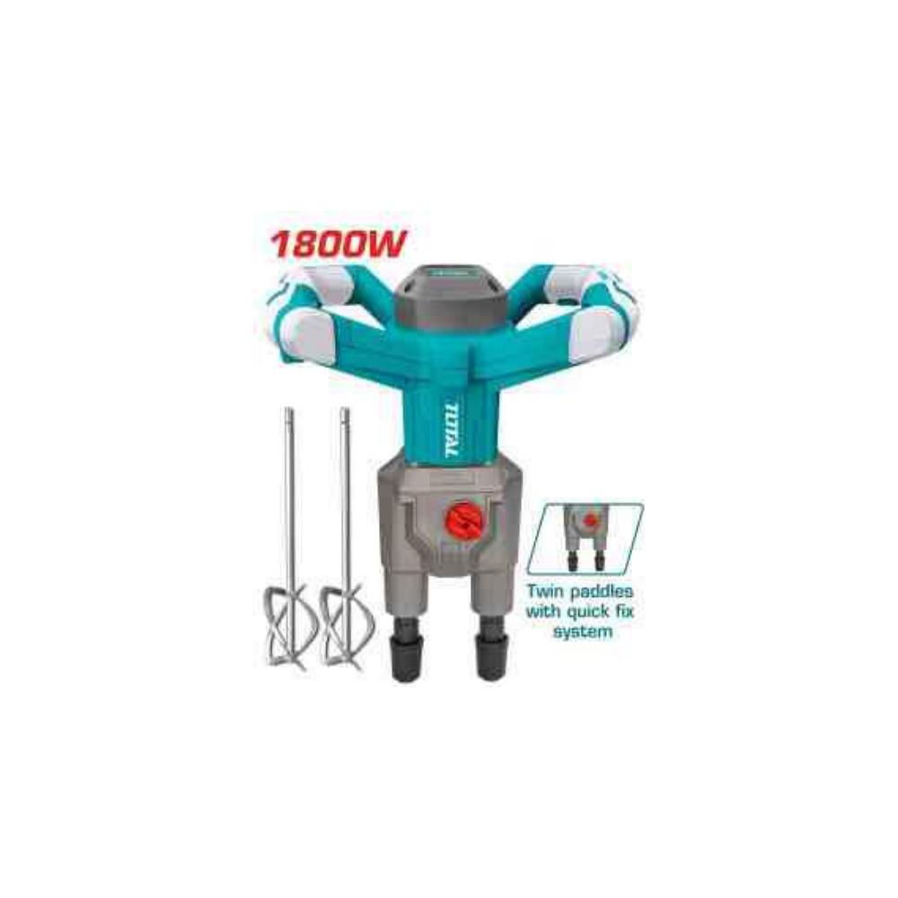 TOTAL 1800W Twin Paddle Mixer