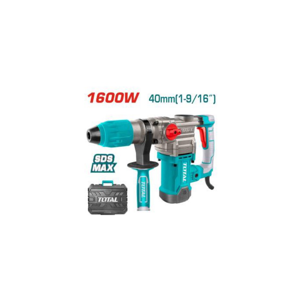 TOTAL Rotary Hammer 1600W 40mm (1-9/16") SDS-Max