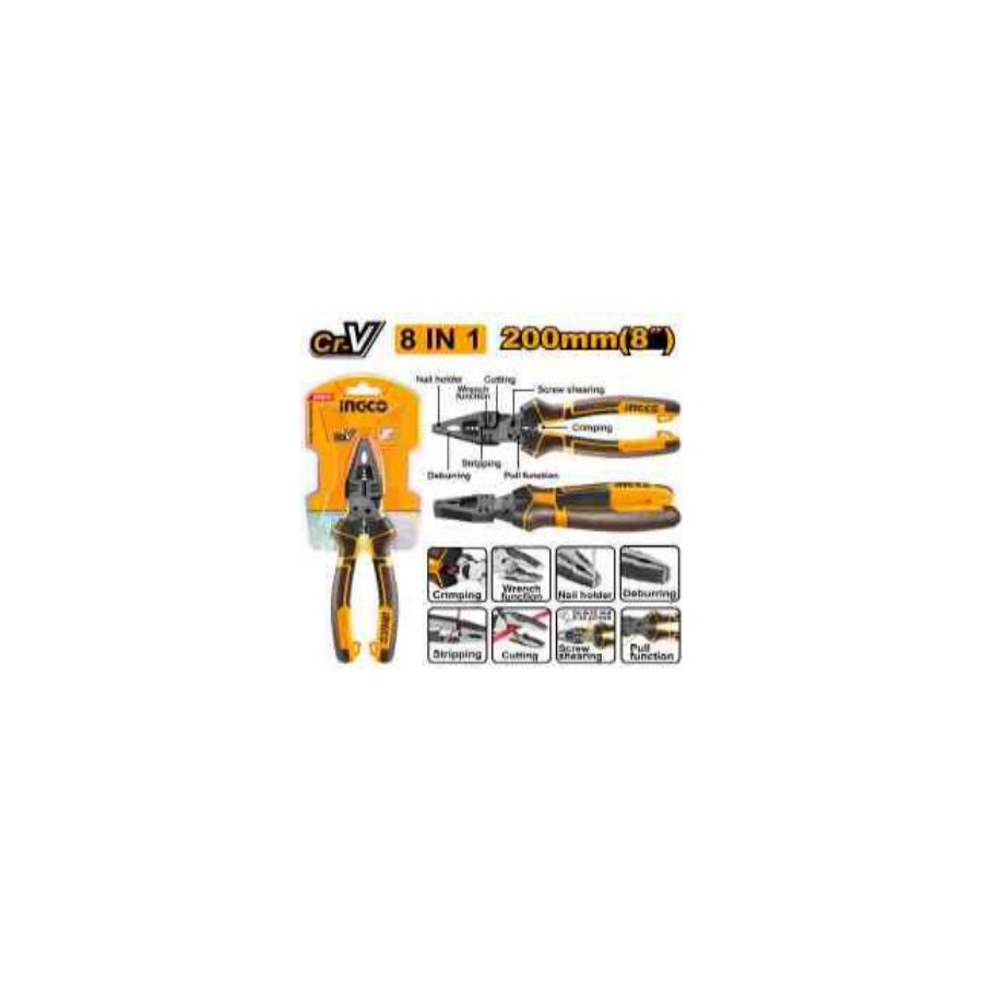 INGCO 8-in-1 Multi-function combination pliers