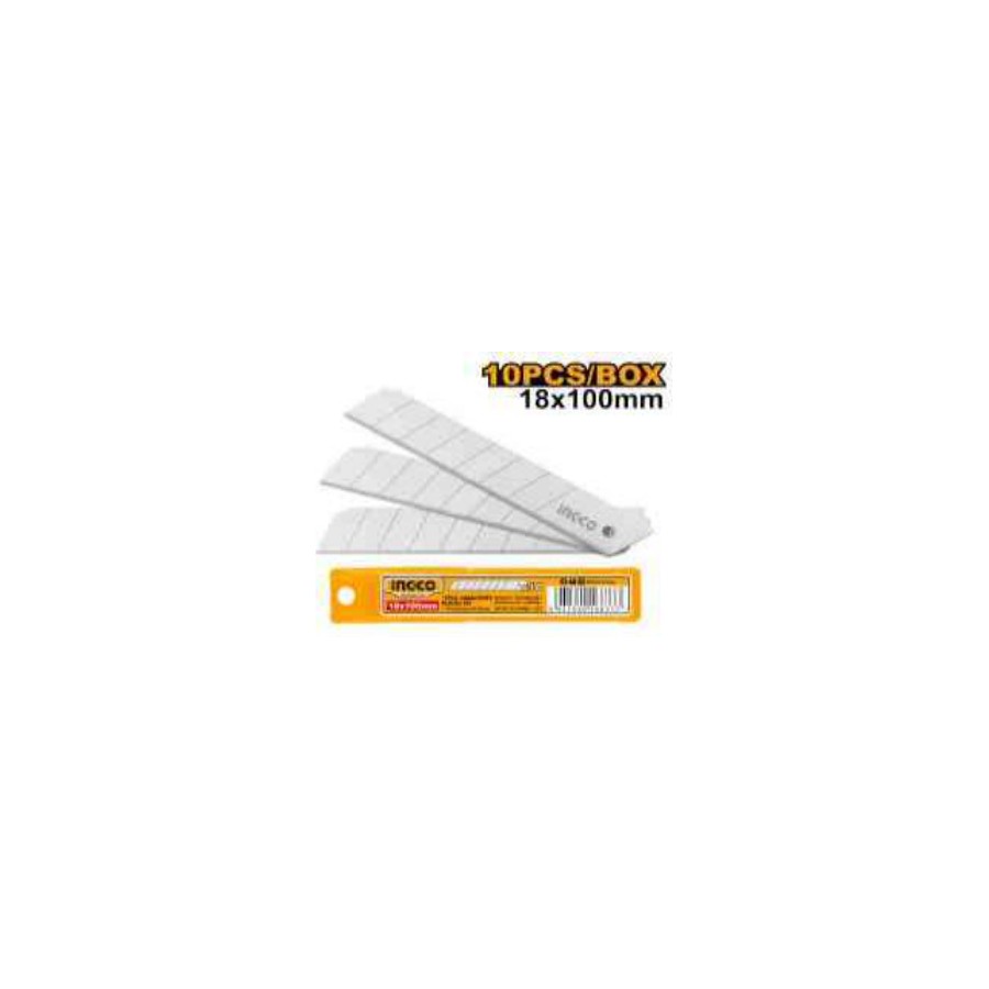 INGCO 10 Pcs 18mm knife blades set