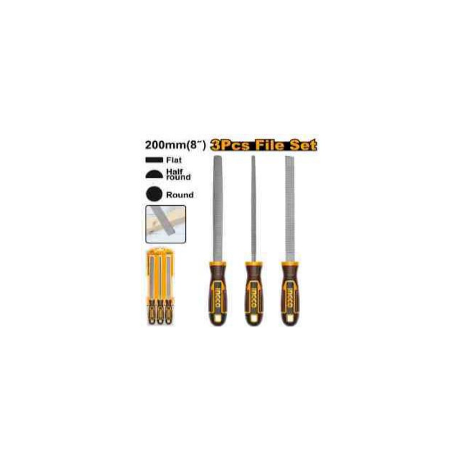 INGCO 3 Pcs wood file set