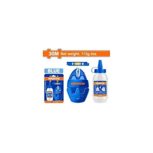 [WHX1630] WADFOW Chalk Line Reel 30M with Blue Chalk Powder