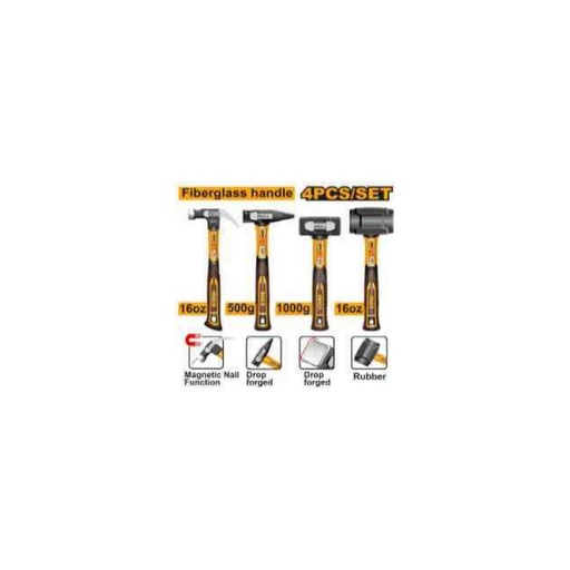[HCH9004] INGCO 4Pcs hammer set