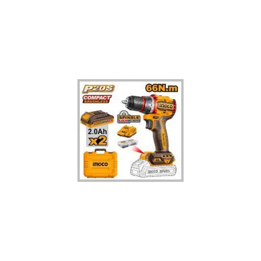 [CDLI20668] INGCO Compact Brushless Cordless Drill