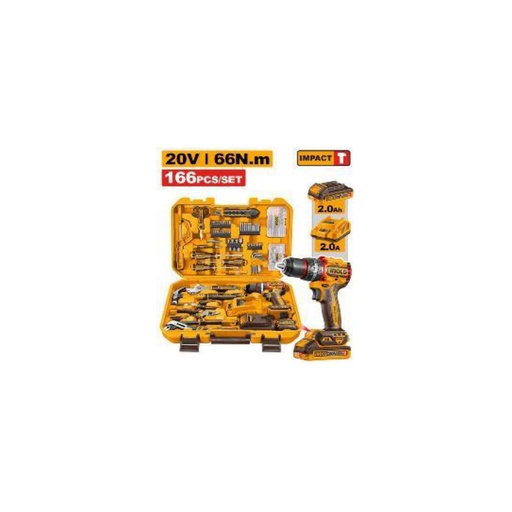 [HKTHP41662] INGCO 166 Pcs Tools set