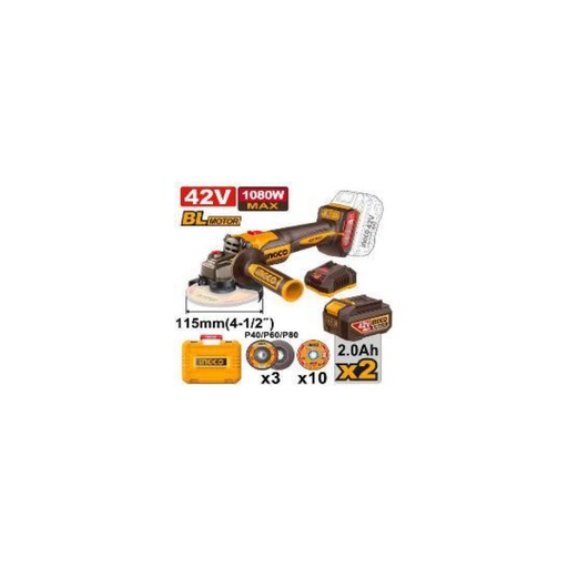 [CAGLI4108112] INGCO Cordless angle grinder
