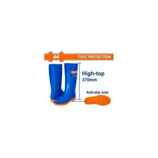 [WRB1L44] WADFOW Rain Boots Size 44 High-top 370mm Anti-slip Sole