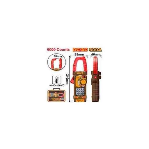 [DCM66002] INGCO DC/AC clamp meter