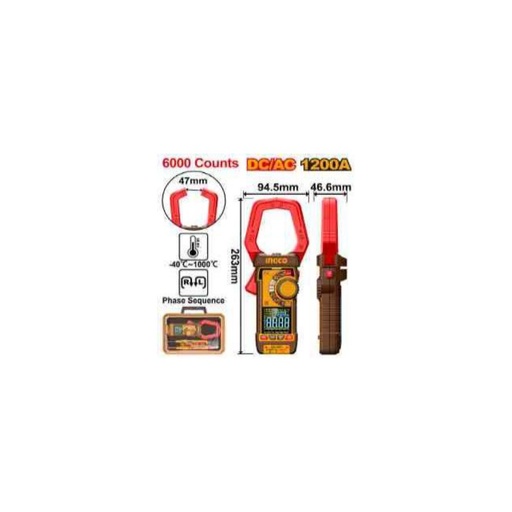 [DCM610002] INGCO DC/AC clamp meter