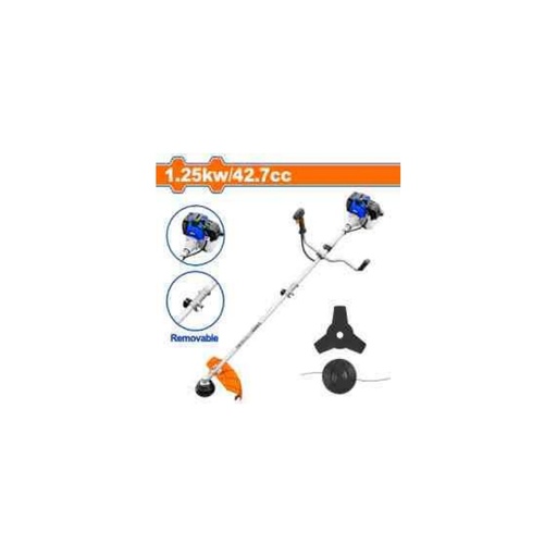 WADFOW Gasoline Grass Trimmer & Brush Cutter 1.25kW/42.7cc