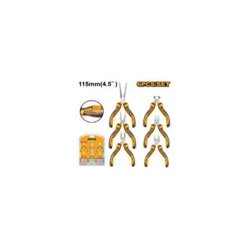 [HMPS06115] INGCO 6 Pcs mini pliers set