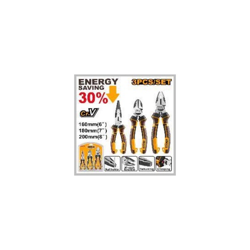 [HKHLPS2831] INGCO 3 Pcs high leverage pliers set