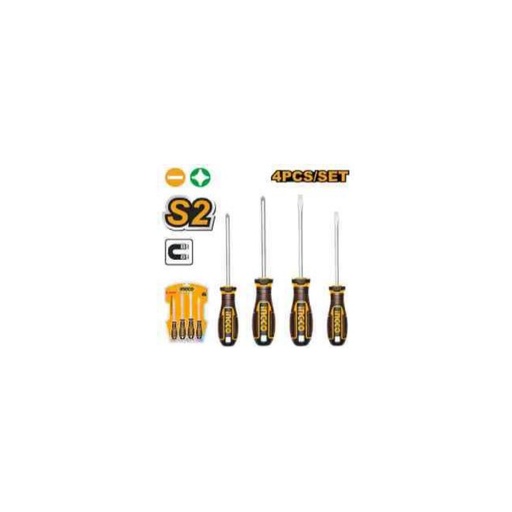 [HKSDS0428] INGCO 4 Pcs screwdriver set