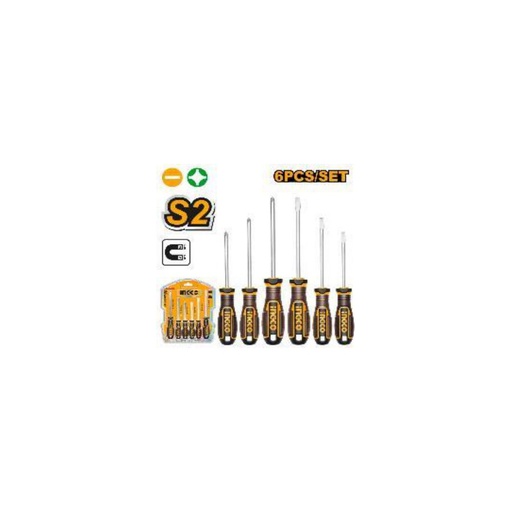 [HKSDS0628] INGCO 6 Pcs screwdriver set