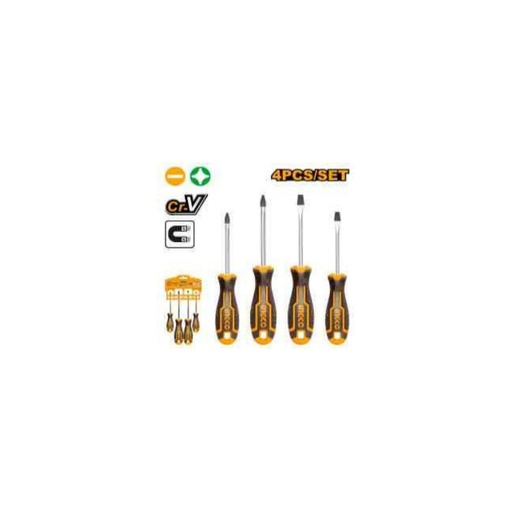 [HKSD0428] INGCO 4 Pcs screwdriver set
