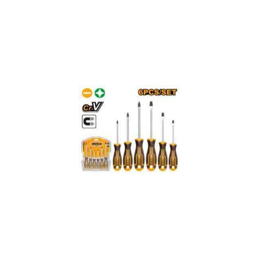 [HKSD0628] INGCO 6 Pcs screwdriver set