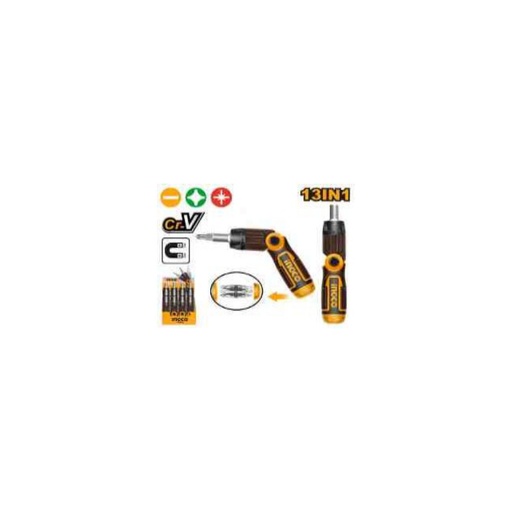 [AKISD1208] INGCO 13 In 1 ratchet screwdriver set