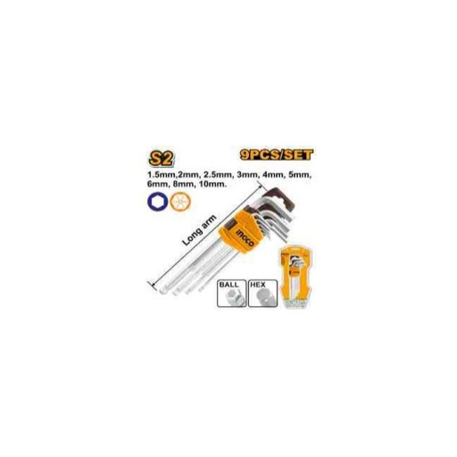 [HHK12091] INGCO Ball point hex key