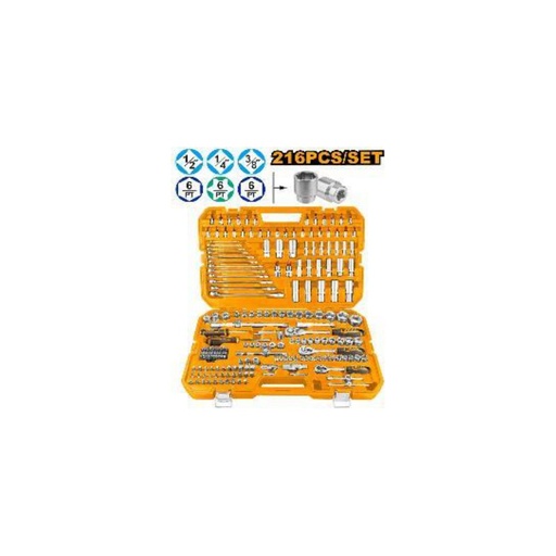 [HKTHP22161] INGCO 216 Pcs combination tools set