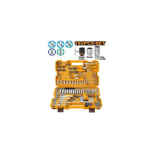 [HKTHP51828] INGCO 182 Pcs Combination tools set