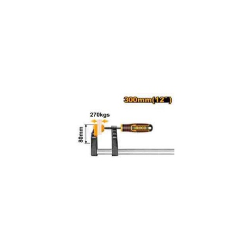[HFC020802] INGCO F clamp with plastic handle