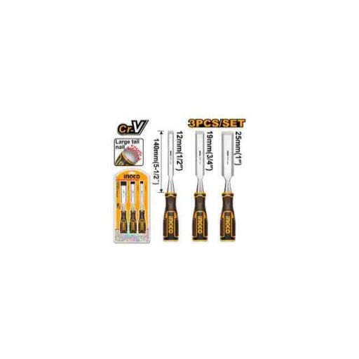 [HKTWCS301] INGCO 3 Pcs wood chisel set