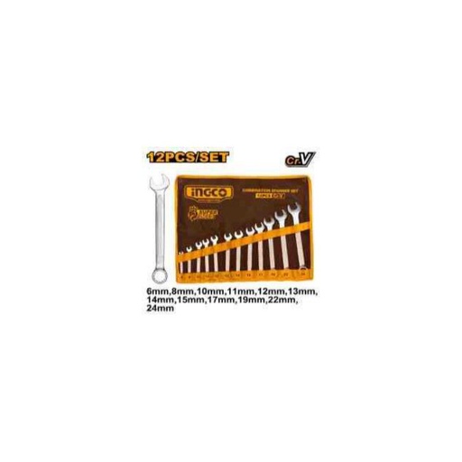 [HKSPA1142] INGCO 12 Pcs Combination spanner set