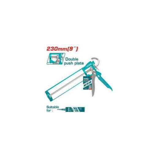 [THT21309] TOTAL Caulking Gun 230mm (9") Double Push Plate