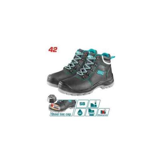 [TSP202SB.42] TOTAL Safety Boots Size 42 Steel Toe Cap